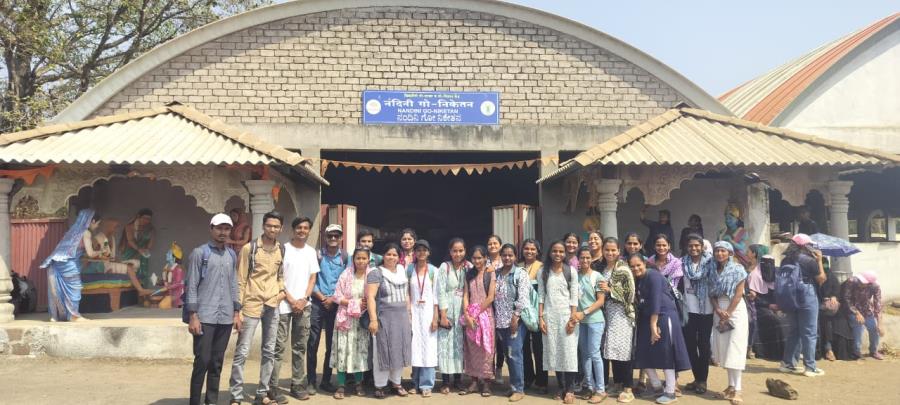 Industrial Visit to Siddagiri Math,Kaneri